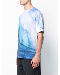 Cynthia Rowley Big Wave Print T Shirt