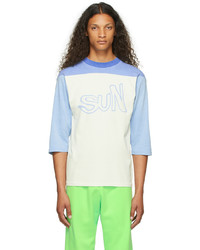 ERL Blue Sun Football Jersey T Shirt