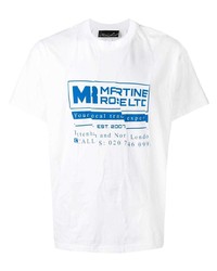 Martine Rose Brand Logo T Shirt