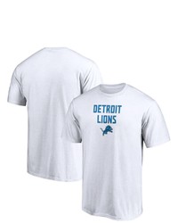 FANATICS Branded White Detroit Lions Big Tall Game Day Stack T Shirt