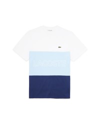 Lacoste Colorblock Short Sleeve Cotton T Shirt