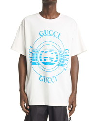Gucci Disk Logo Graphic Tee