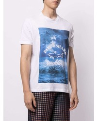 Paul & Shark Graphic Print Short Sleeved T Shirt