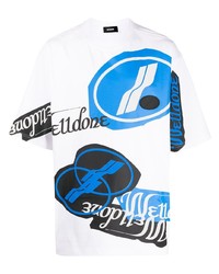 We11done Graphic Print Short Sleeved T Shirt