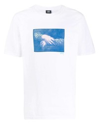 Stussy Hands Print T Shirt