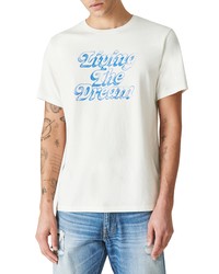 Lucky Brand Living The Dream Cotton Graphic Tee In Blanc De Blanc At Nordstrom