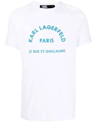 Karl Lagerfeld Logo Crew Neck T Shirt
