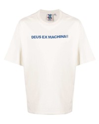 Deus Ex Machina Logo Print Crewneck T Shirt