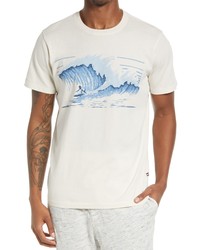 Sol Angeles Mist Wave Graphic Tee In D White At Nordstrom