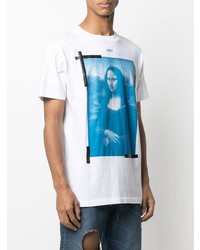 Off-White Mona Lisa Graphic Print T Shirt