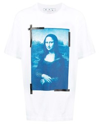 Off-White Monalisa Print Cotton T Shirt