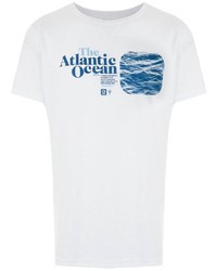 OSKLEN Ocean Print Cotton T Shirt