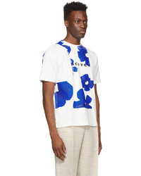 Botter Off White Blue Flower Classic T Shirt