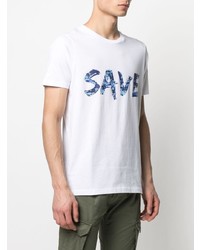 Save The Duck Oscar Logo Print T Shirt