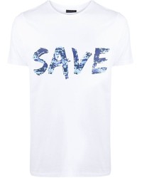 Save The Duck Oscar Logo Print T Shirt