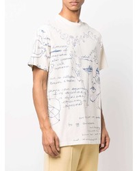 Iceberg Sketch Style Print T Shirt