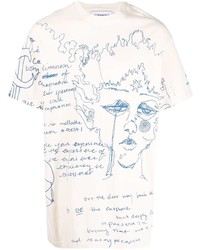 Iceberg Sketch Style Print T Shirt