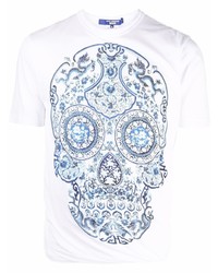 Junya Watanabe MAN Skull Floral Print T Shirt