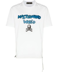 Mastermind Japan Slogan Print Cotton T Shirt