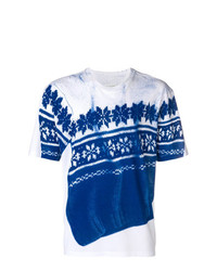 Maison Margiela Snowflake Sweater Print T Shirt