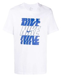 Nike Swoosh Logo Cotton T Shirt