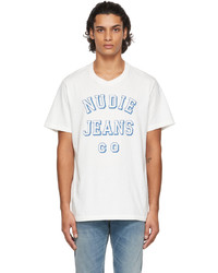 Nudie Jeans White Co Roy T Shirt