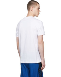 Versace White Geometric La Greca T Shirt