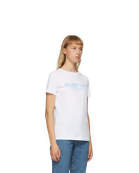 Helmut Lang White Logo T Shirt
