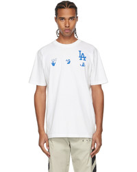 Off-White White Mlb Edition La Dodgers T Shirt