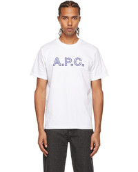 A.P.C. White Romain T Shirt