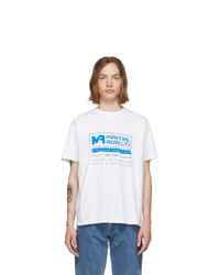 Martine Rose White Wobbly Logo T Shirt