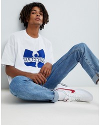 ASOS DESIGN Wu Tang Clan Oversized T Shirt With Front And Back Print