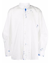 Ader Error Paint Splatter Long Sleeve Shirt
