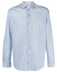 Etro Square Pattern Cotton Shirt