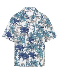 Prada Palm Tree Print Bowling Shirt