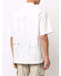 Iceberg Sketch Style Print Shirt