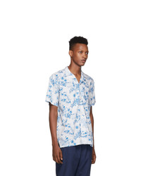 Bather White And Blue Toile Shirt