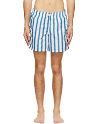 Bather Blue White Stripe Swim Shorts