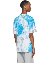 Nike Blue Tie Dye Sportswear Premium Essentials T Shirt