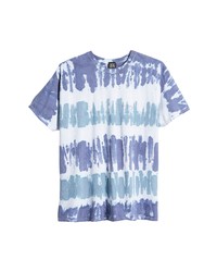 BDG Urban Outfitters Tie Dye Stripe Cotton T Shirt