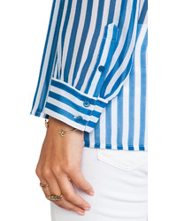 Joie Loreley Vertical Stripe Blouse