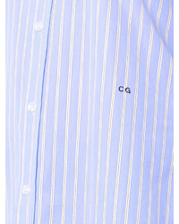 Current/Elliott Charlotte Gainsbourg X The Button Down Striped Cotton Shirt