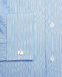 Canali Fine Stripe Dress Shirt Regular Fit