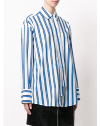 MSGM Oversize Striped Shirt