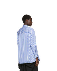 Enfold White And Blue Multi Shirt
