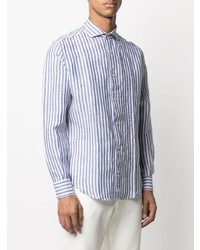 Eleventy Striped Print Shirt