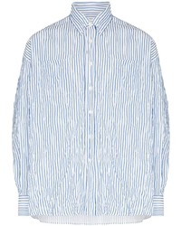 Our Legacy Borrowed Bd Crinkled Pinstriped Shirt