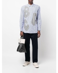 Comme Des Garcons SHIRT Comme Des Garons Shirt Letter Patch Long Sleeve Shirt