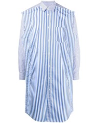 Comme Des Garcons SHIRT Comme Des Garons Shirt Striped Longline Front Shirt