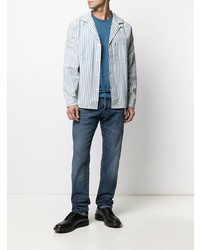 Levi's Made & Crafted Levis Made Crafted Seersucker Striped Long Sleeve Shirt
